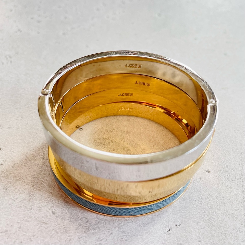 Set Of 9 Mixed Styles J. Crew Bangles Bracelets S… - image 5